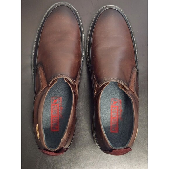 Sz8.5/9 - Pikolinos Mens Berna Loafer Brown Leather Slip On Casual Comfort Shoes